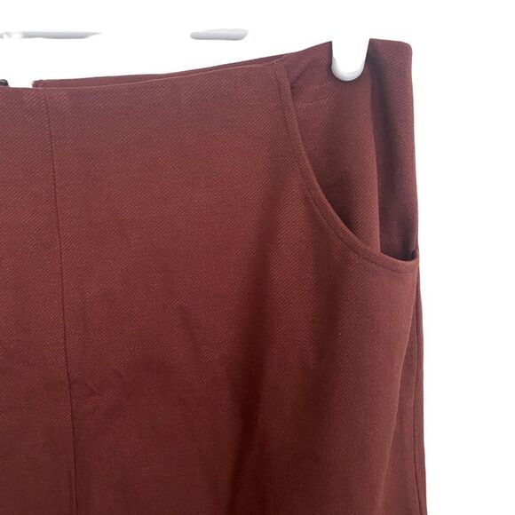 Cabi A-line Currant Boss Skirt Slash Pockets Slit Sz 10 - Picture 2 of 8